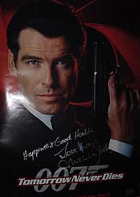 <b>...</b> signed by PIERCE BROSNAN for <b>Adrian Bell</b> in the Brosnan section #3427! - 3557my